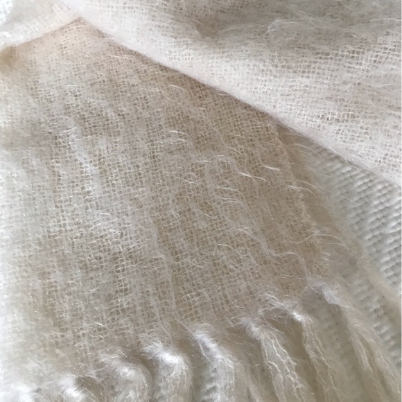 Mohair Nap 100% Creagaran Mills Scotland Scarf - Picture 12 of 13